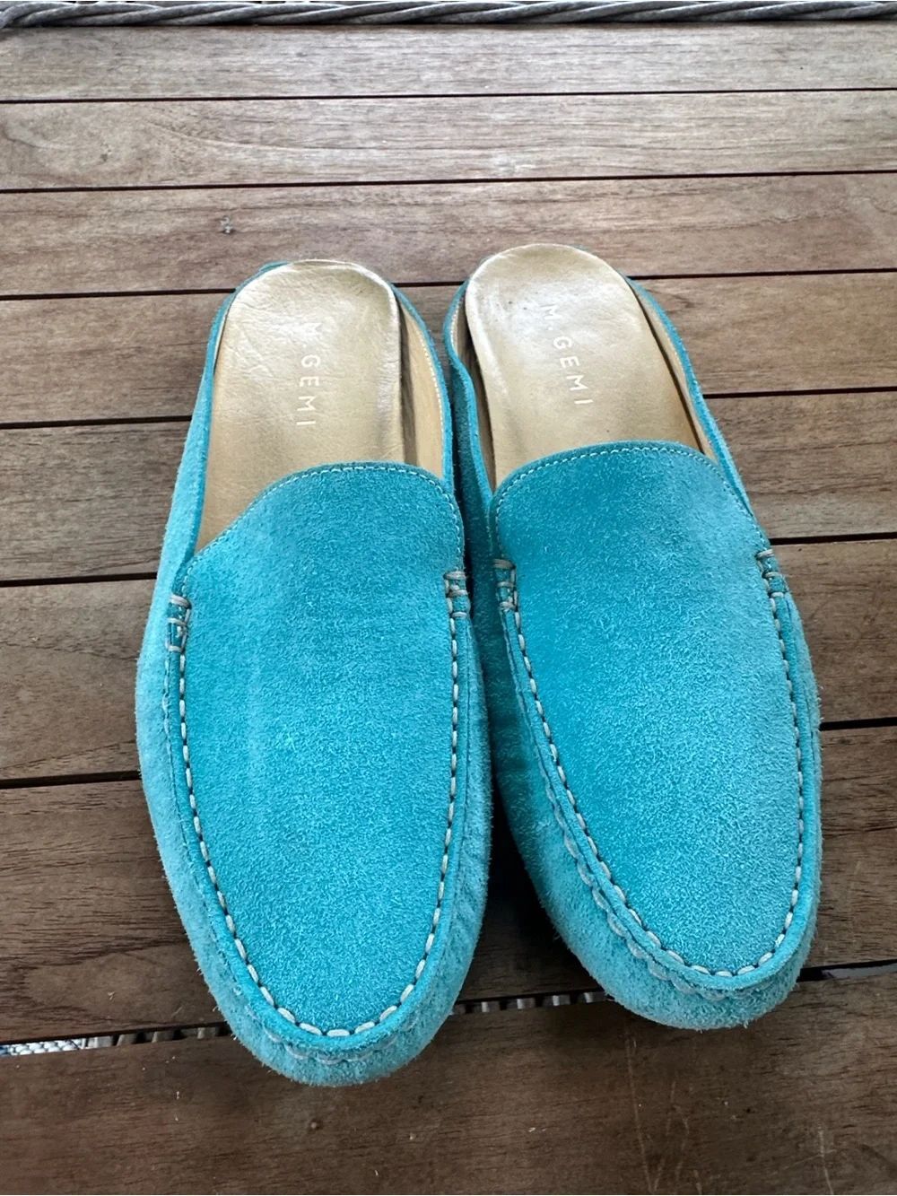 M. Gemi The Felize Mule Slip-On Driver Shoes 38.5/8